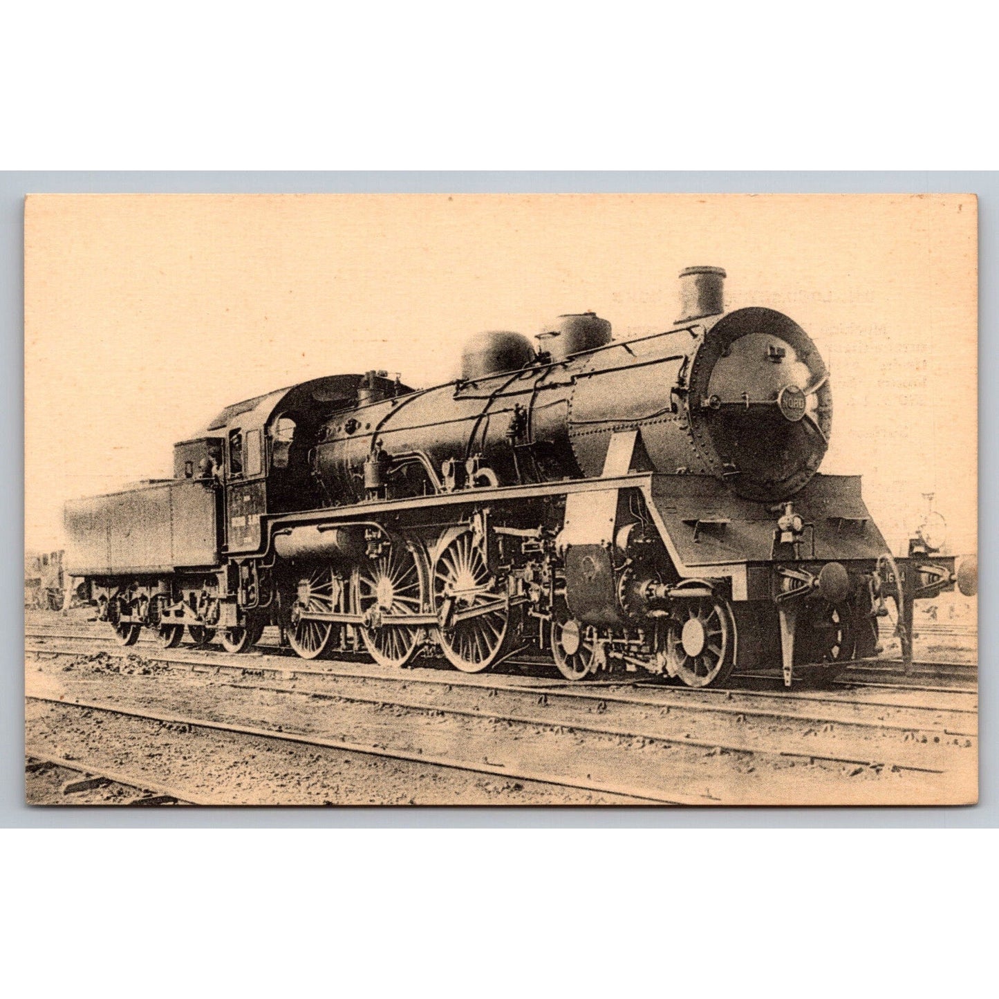 French Railroad RPPC* Postcard Machine 3.1694 Series 3.1690-3.1699 c1900 H.M.P.