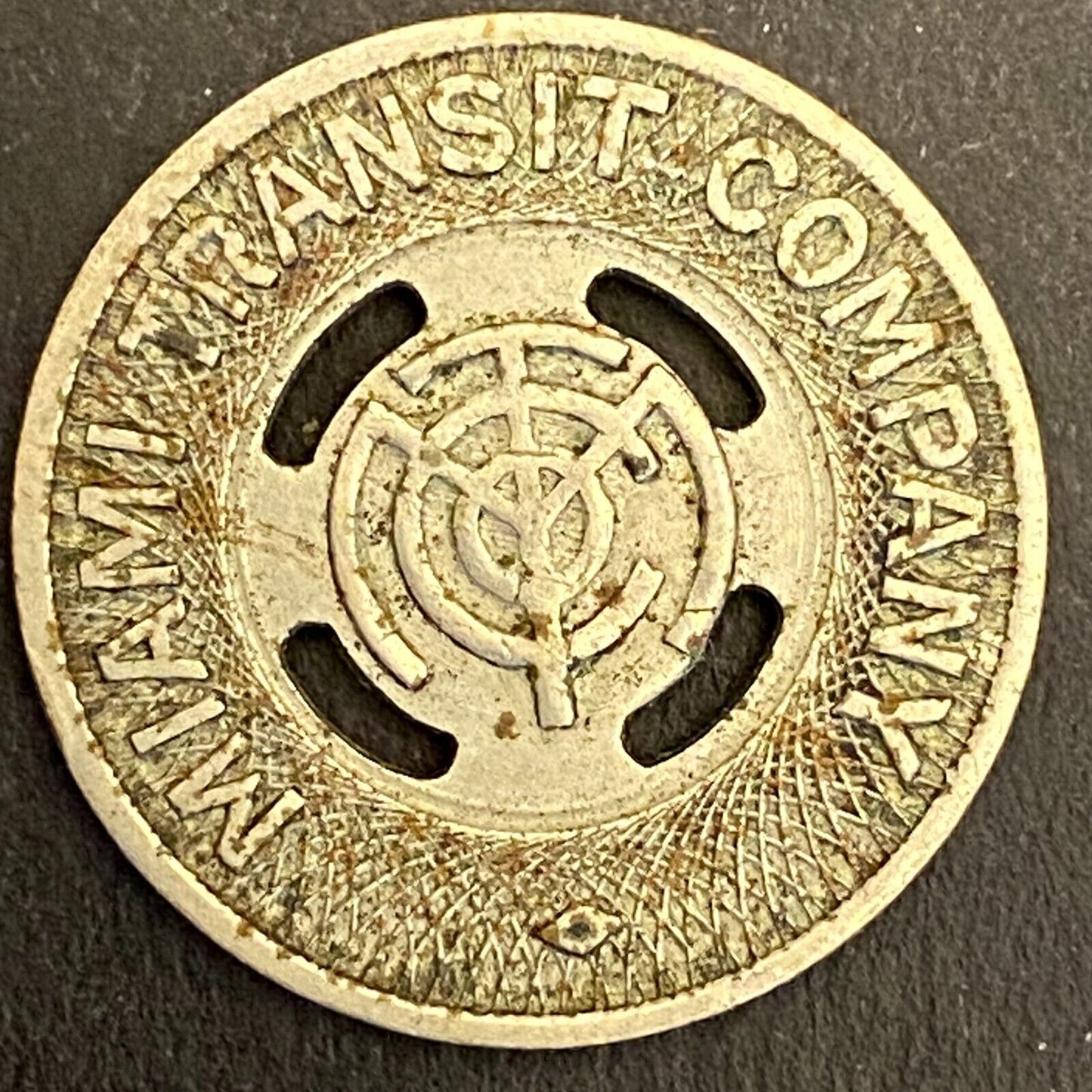Miami Transit Company MTCO Transit Token 23mm