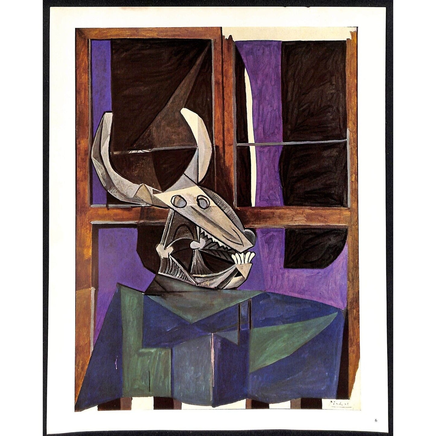 "Skira Inc." Picasso Skira Color Prints w/ Cover & Bio Sheet