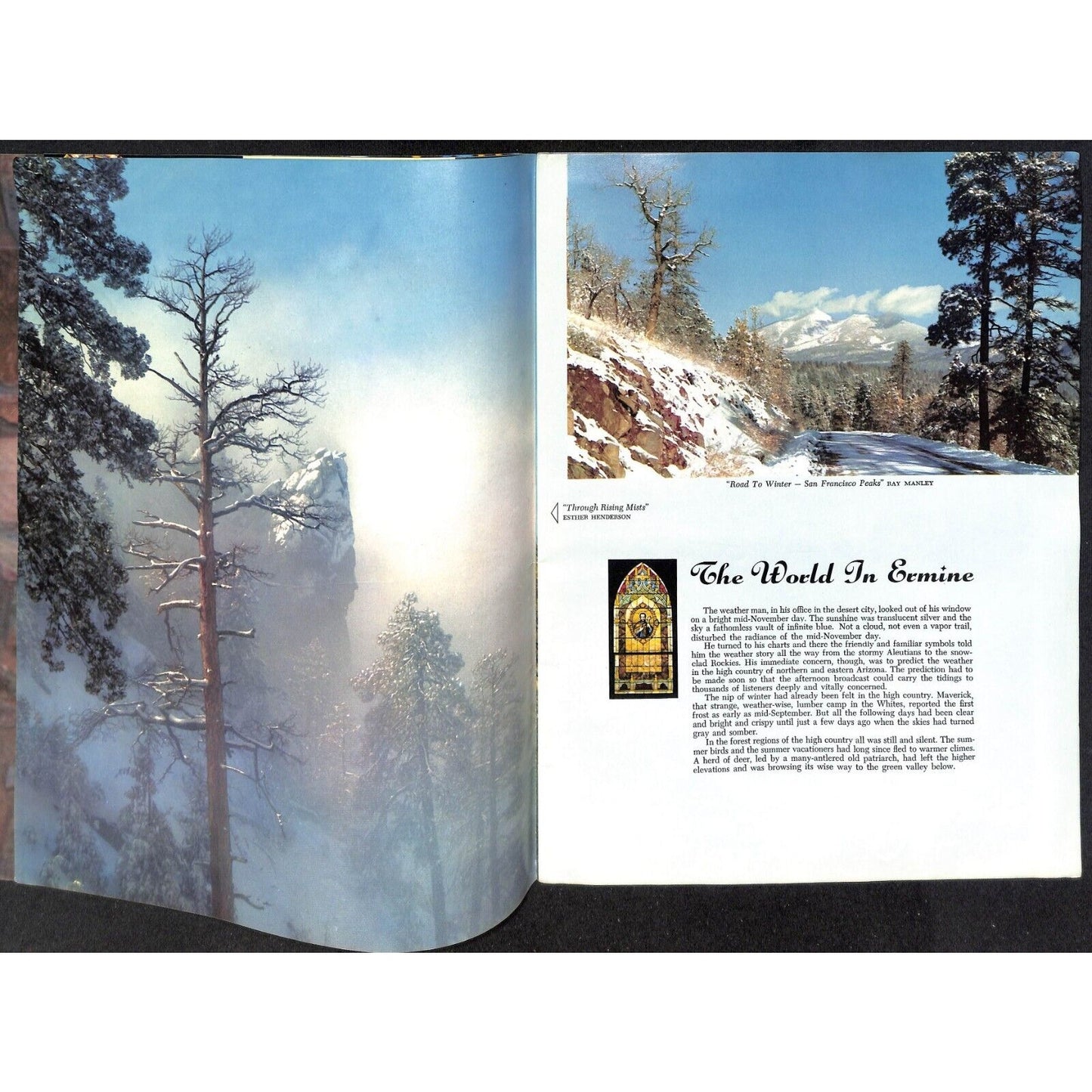 Arizona Highways Magazine December 1959 Art of Philip C. Curtis 34pp VGC