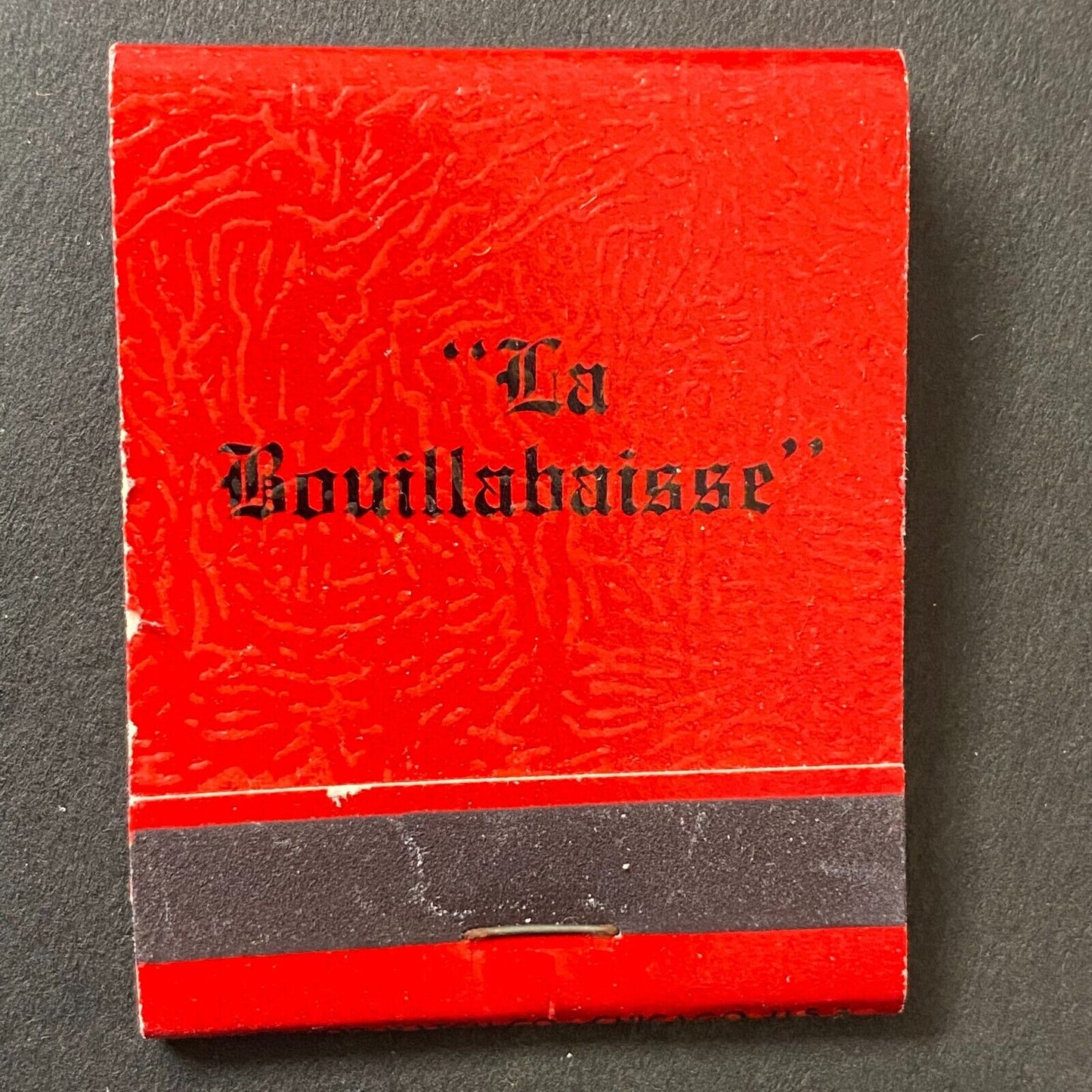 Restaurant Francais Chicago Full Matchbook c1960's-74 Scarce VGC