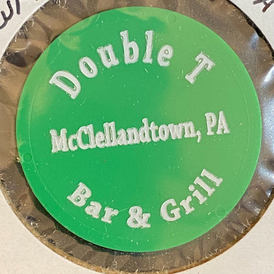 McClelland, PA Double T Bar Grill c1990's? Plastic Token G/F One Imported Beer