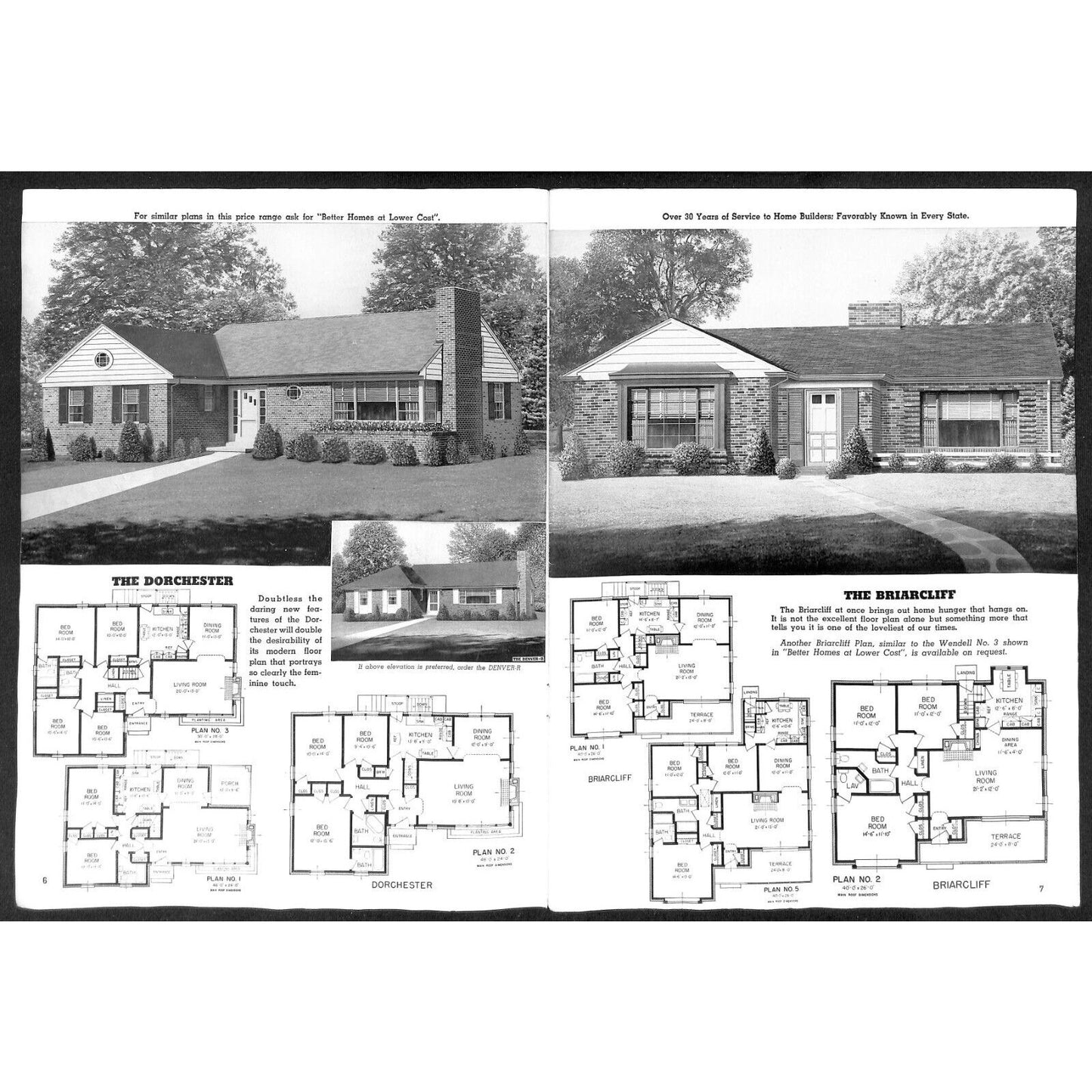 "Homes of Today and Tomorrow" Standard Homes Co. Plans Wash., DC 1955 30pp