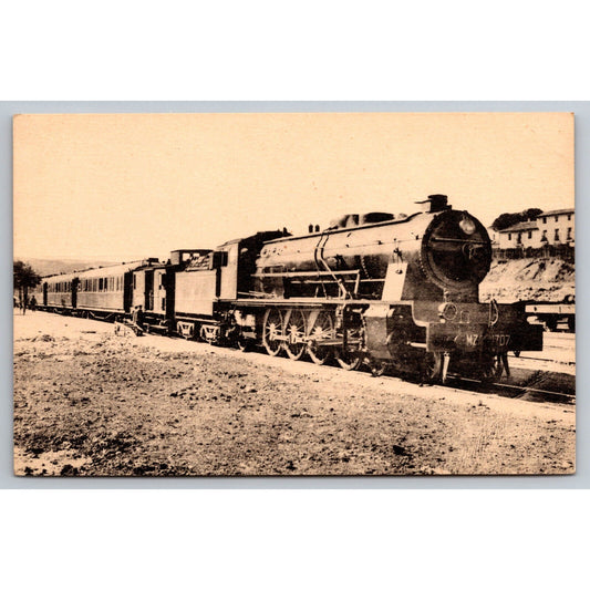 French Railroad RPPC* Postcard Machine 1707 Series 1701-1775 c1900 H.M.P.