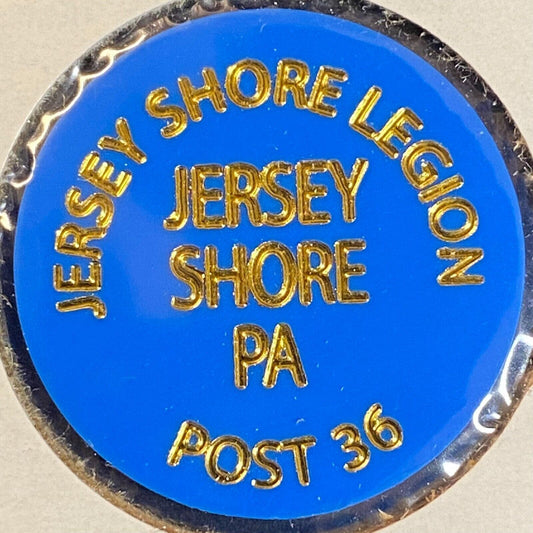 Jersey Shore Legion, PA AL Post 36 c1970's-80's Plastic "One Whiskey" Token