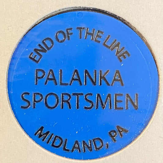 Midland, PA Palanka Sportsmen Club c1980's-90's Plastic Token G/F One Can Beer