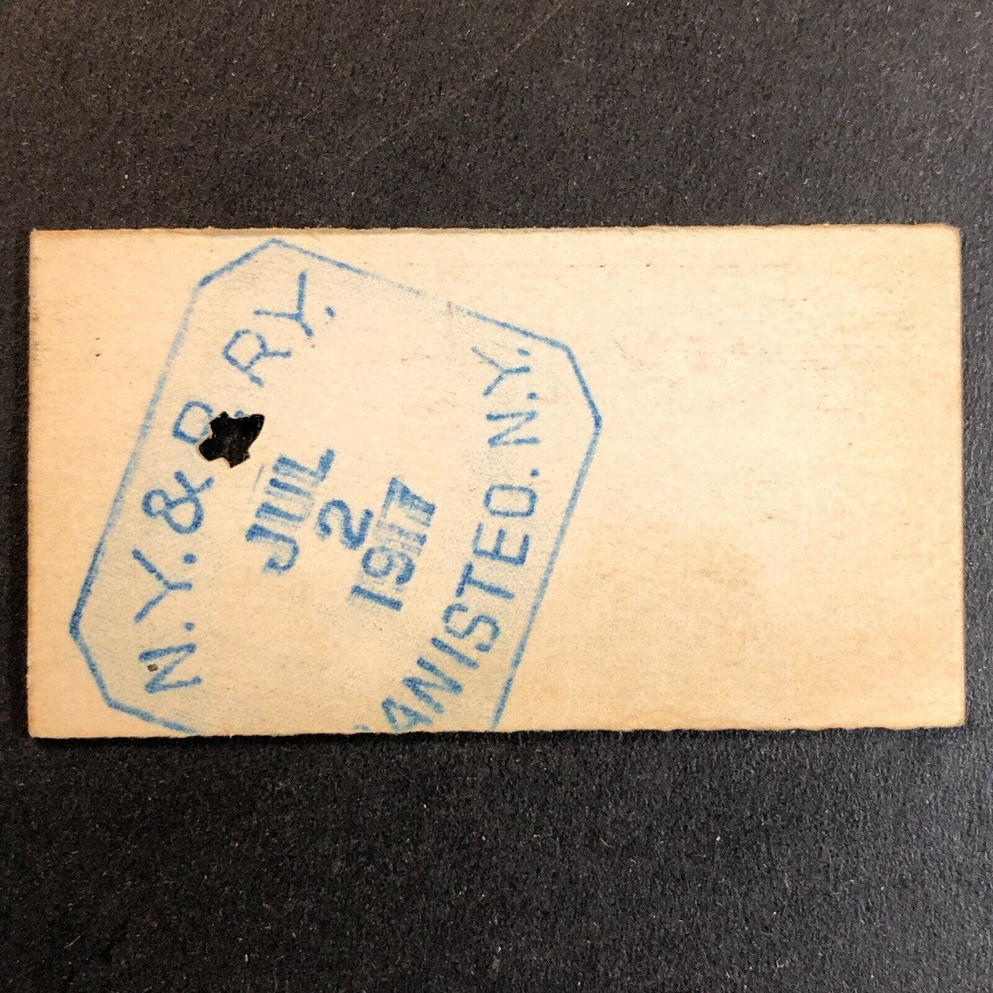 New York & Pennsylvania Railroad July 2 1917 Genesee, PA Ticket #10714