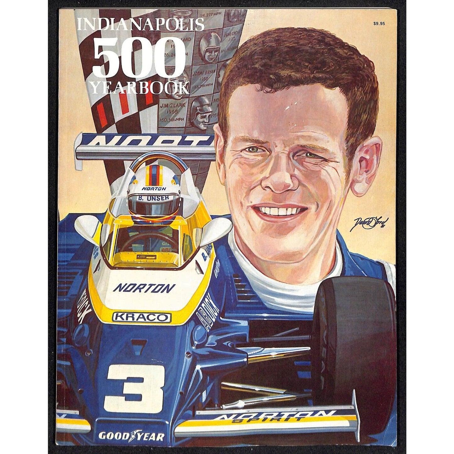 1981 Hungness Indianapolis 500 Yearbook VGC 216pp 1lb 5oz