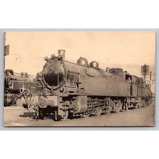French Railroad RPPC* Postcard Machine 42006 Series 42001-20 c1900 H.M.P.