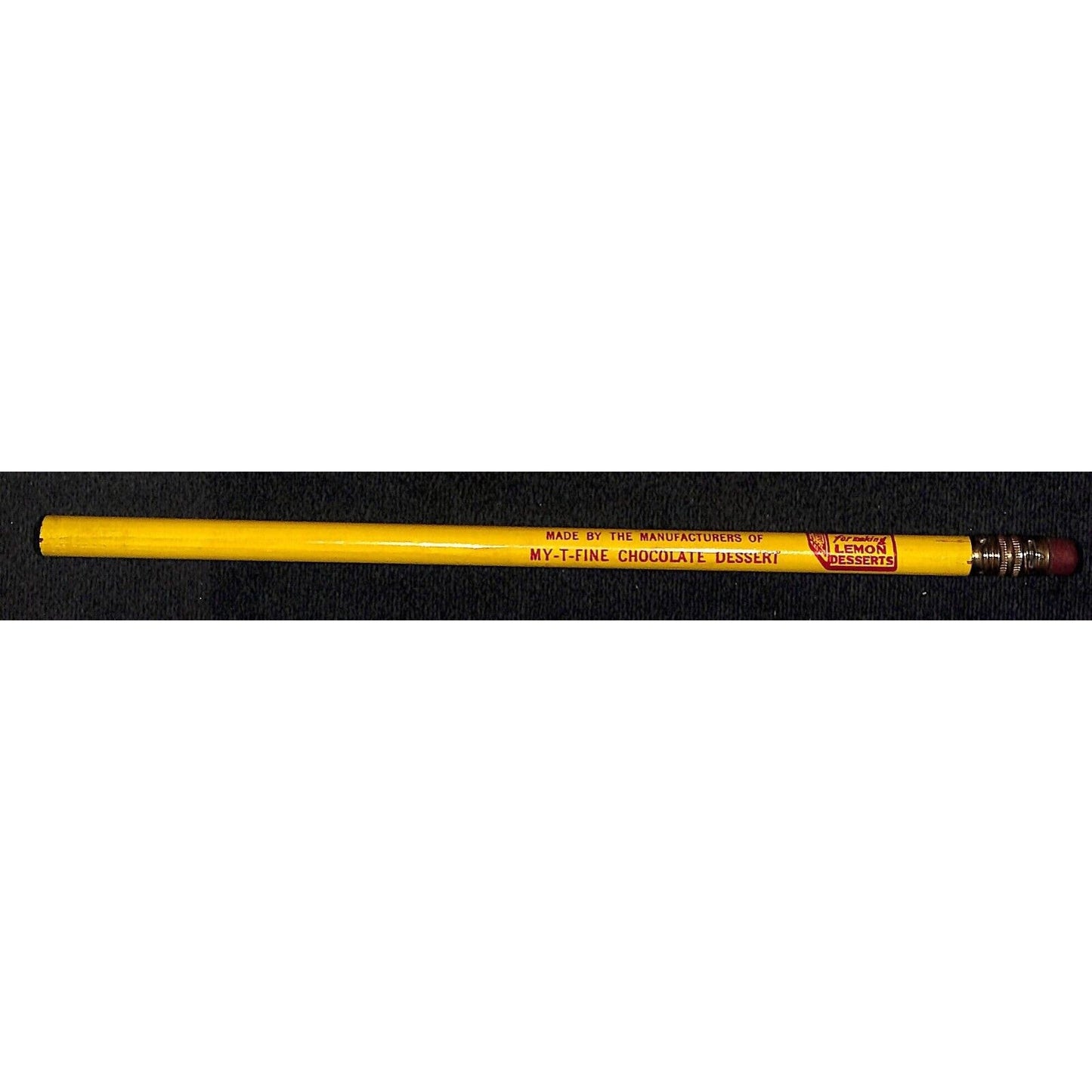 My-T-Fine - D&C Lemon Desserts Vintage Advertising Pencil VGC Unused