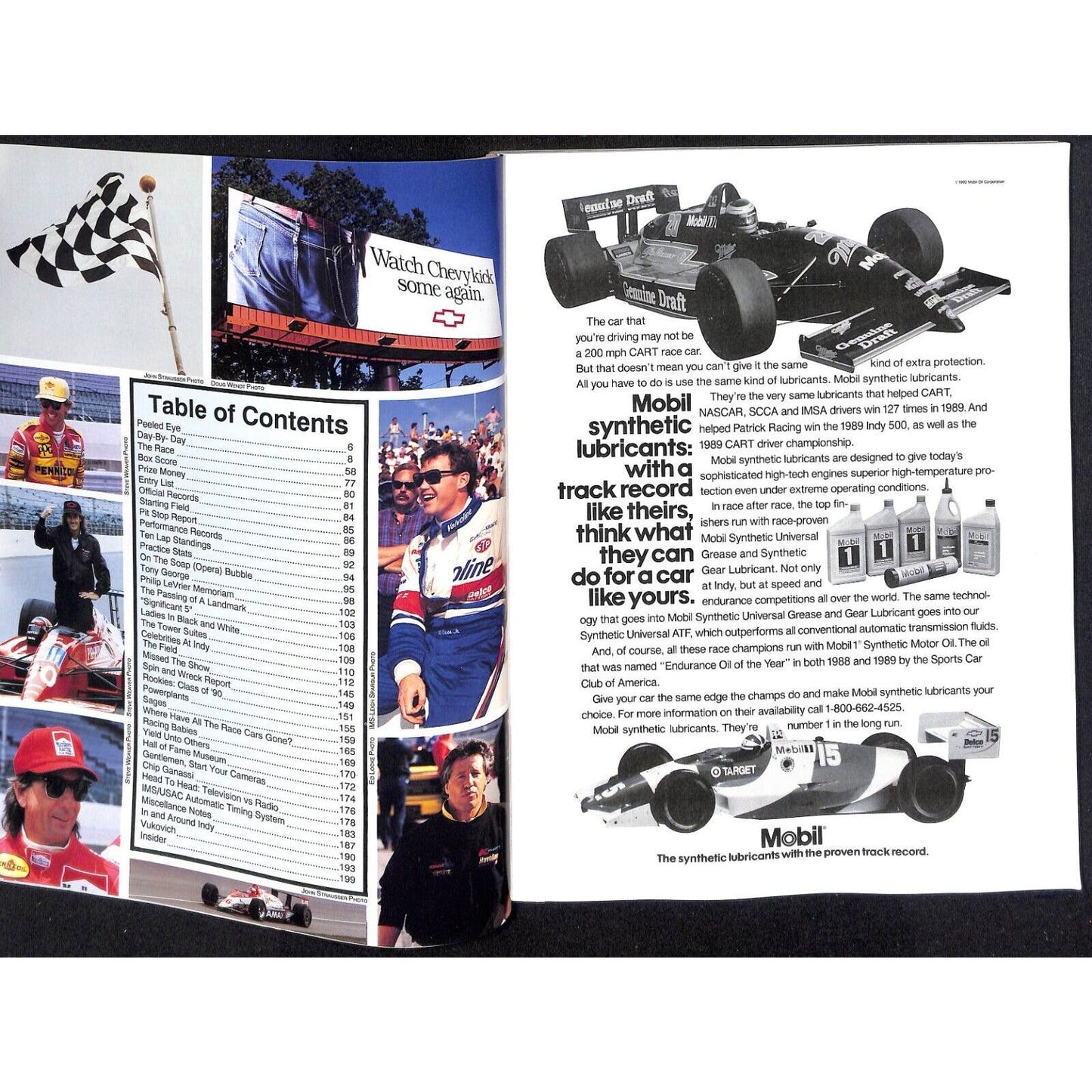 1990 Hungness Indianapolis 500 Yearbook Racing VGC 207pp 1lb 5oz