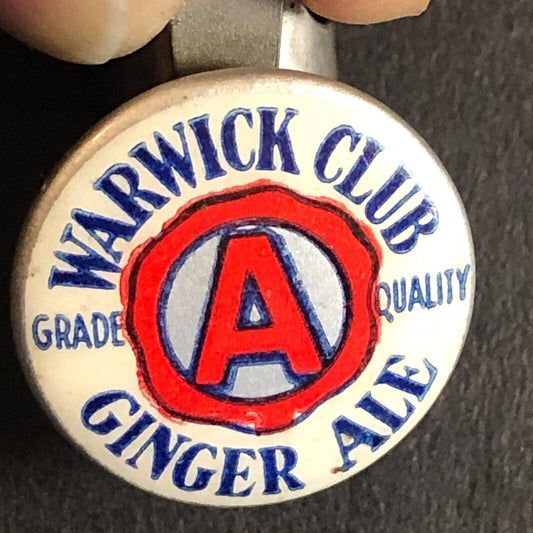 Warwick Club Ginger Ale R.I. Pencil Topper Advertising 16mm c1930's-40's VGC