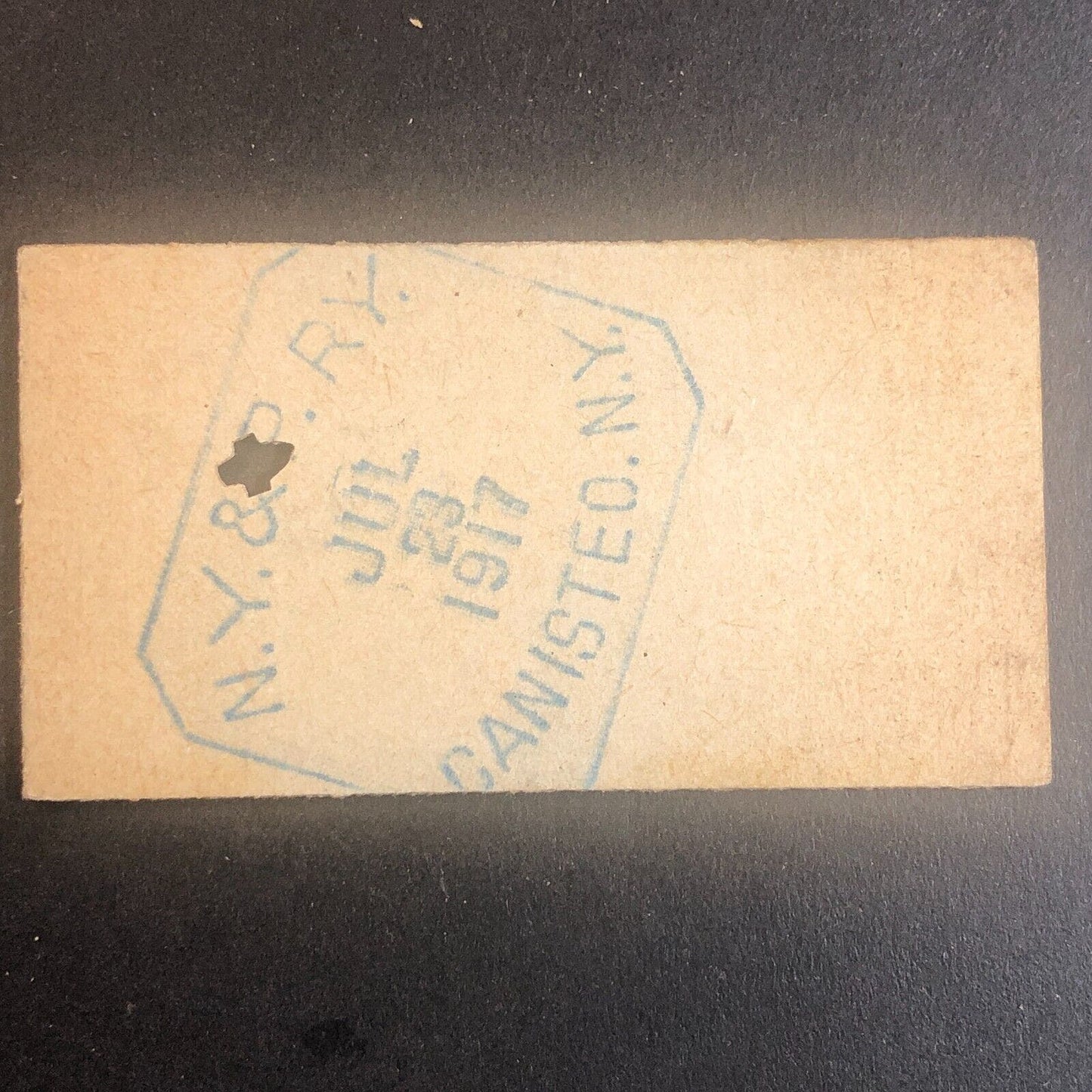 New York & Pennsylvania Railroad July 23 1917 Rexville, NY Ticket #30255