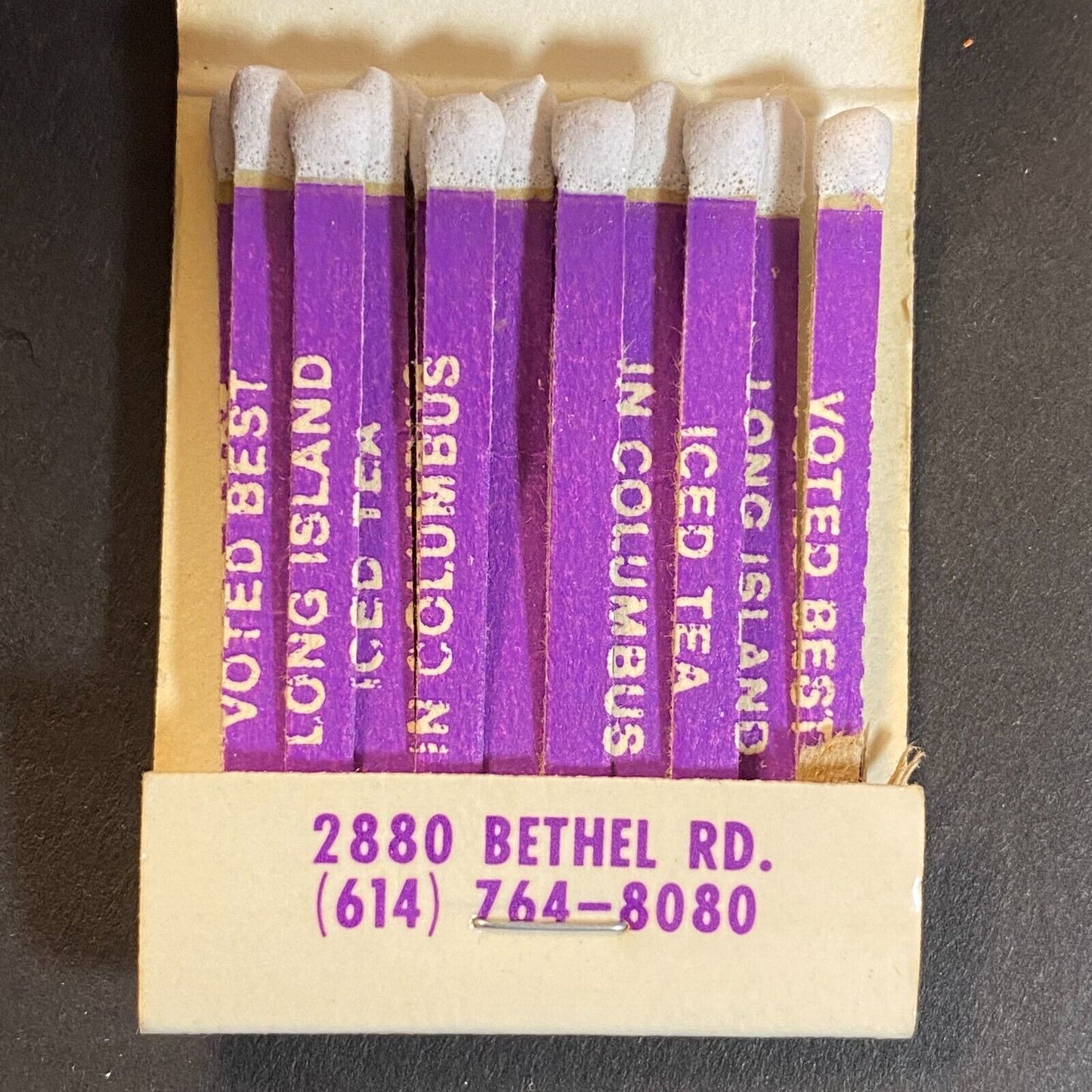 Rocky's Restaurant Columbus, OH Near Full (-2) Printed Stick Matchbook c1990's