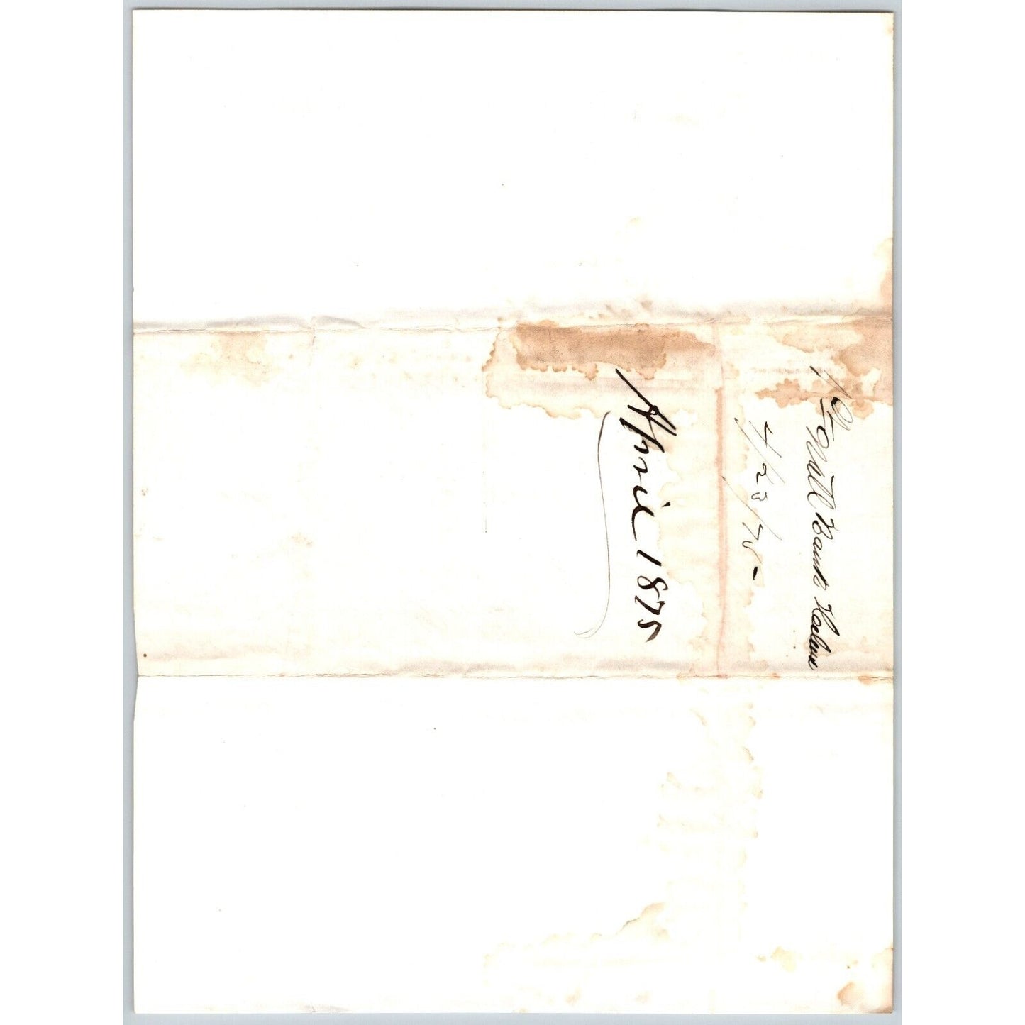 First National Bank of Helena, MT 1875 ALS Letterhead to Henry Elling*