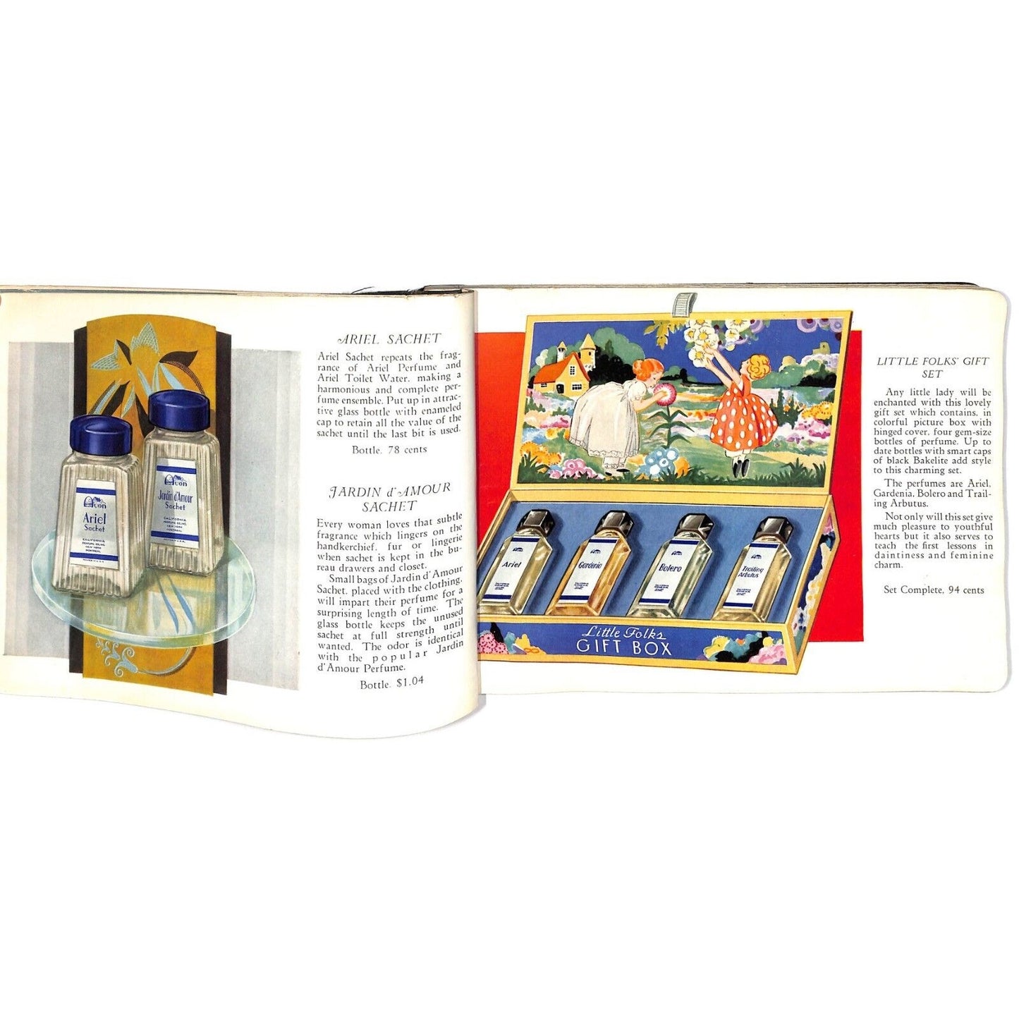 Avon & Perfection 1936 50th Anniversary Product Catalog Book 100+ pp. 7" x 10"