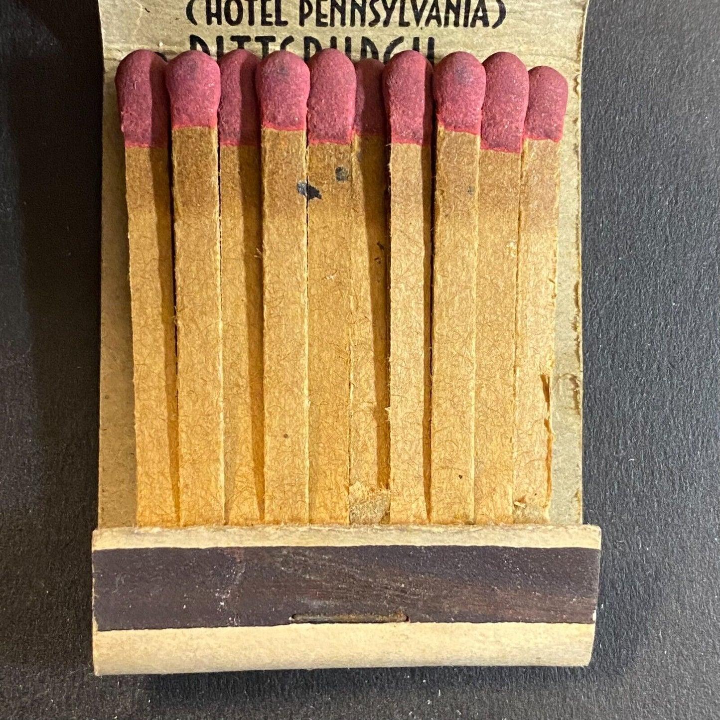 Hotel Statler Major Cities c1940s Near Full (-2) Matchbook Scarce