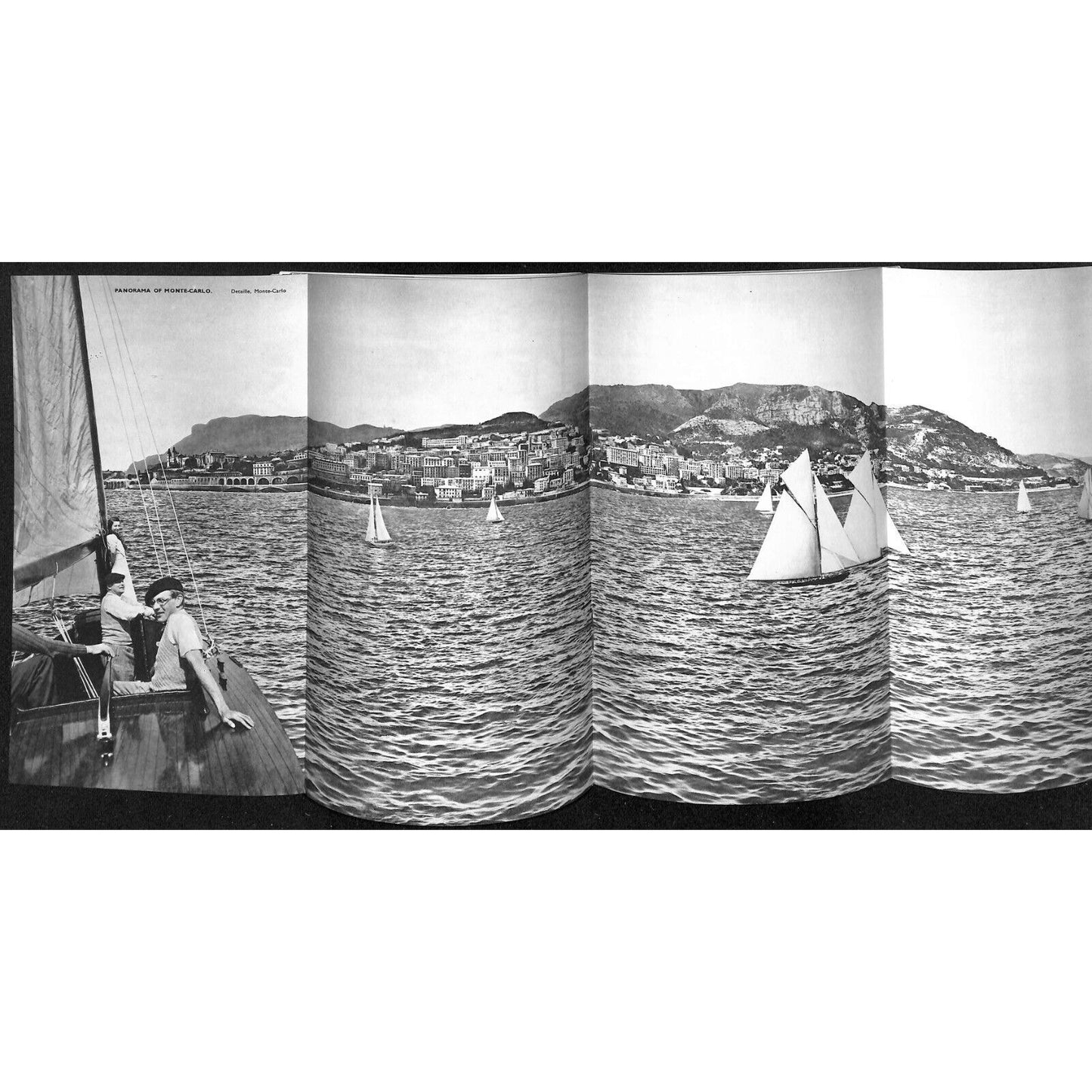 c1930's "Principauté de Monaco" Travel Brochure 32pp + Fold-Out Centerfold Pages