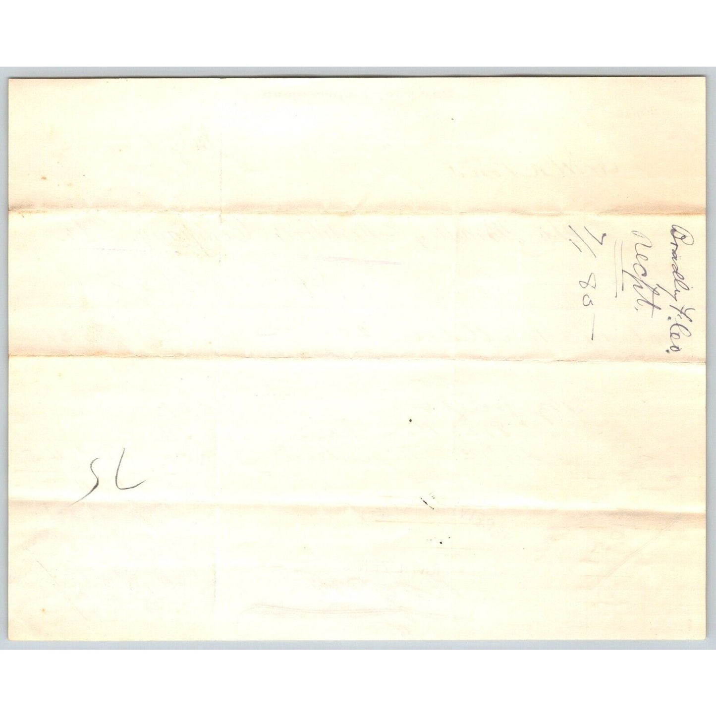 Bradley Fertilizer Co. Kilby St. Boston 1885 Billhead to: H.A. Pond Scarce VGC
