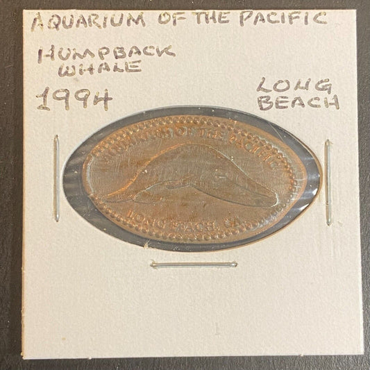 Long Beach Aquarium of the Pacific Elongated Penny w/ Sea Lion c1998-2000's