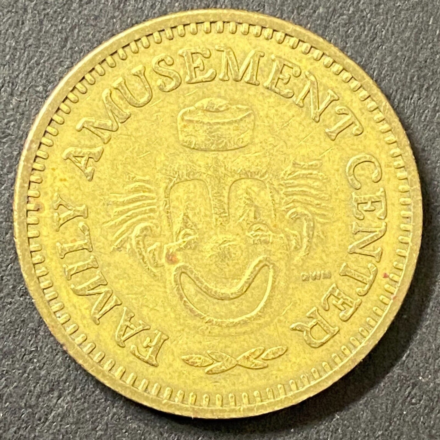 Family Amusement Center Mr. Gatti's Pizza Arcade Token Clown 25mm