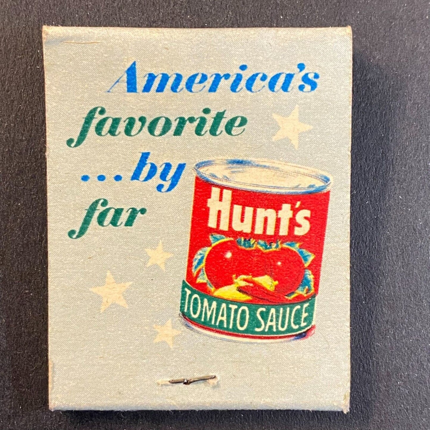 Hunt's Tomato Sauce w/ Shrimp Creole c1960 Full Matchbook