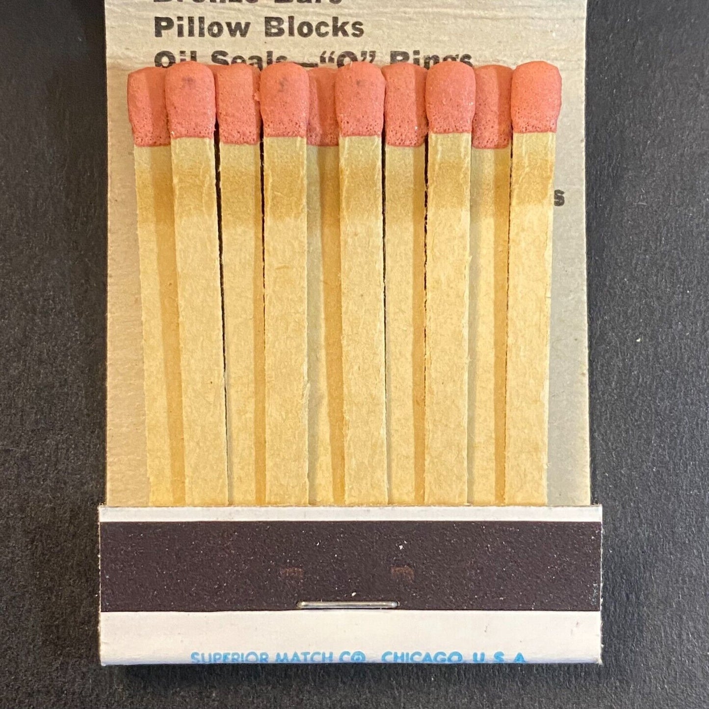 Berry Bearing Co. Chicago, IL Full Matchbook c1950's-60's VGC Mint NOS Scarce