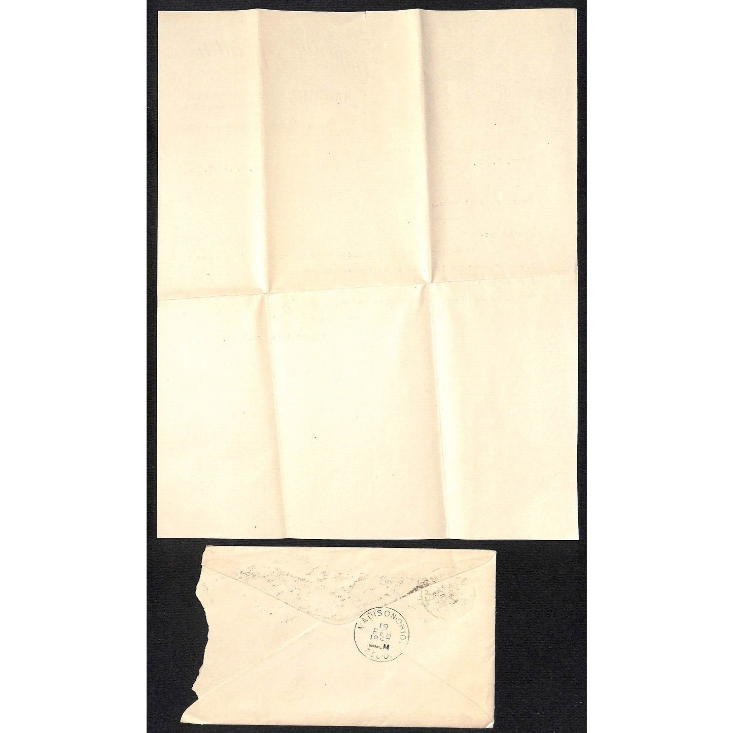 Imperial Portrait Co. Chicago 1897 Letterhead & Cover re: Returned Photo