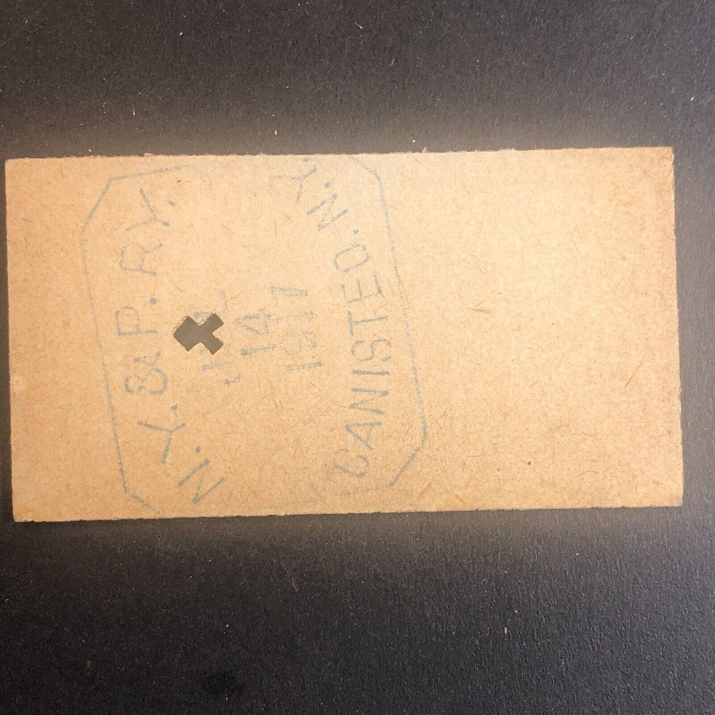 New York & Pennsylvania Railroad July 14 1917 Greenwood, NY Ticket #53548