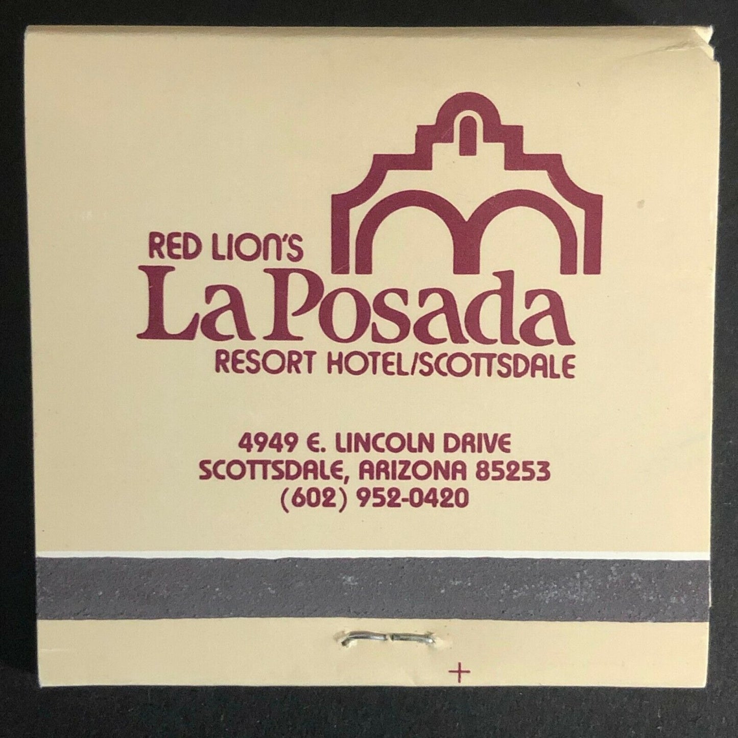 La Posada Resort Hotel Scottsdale c1970's-80's Full Matchbook