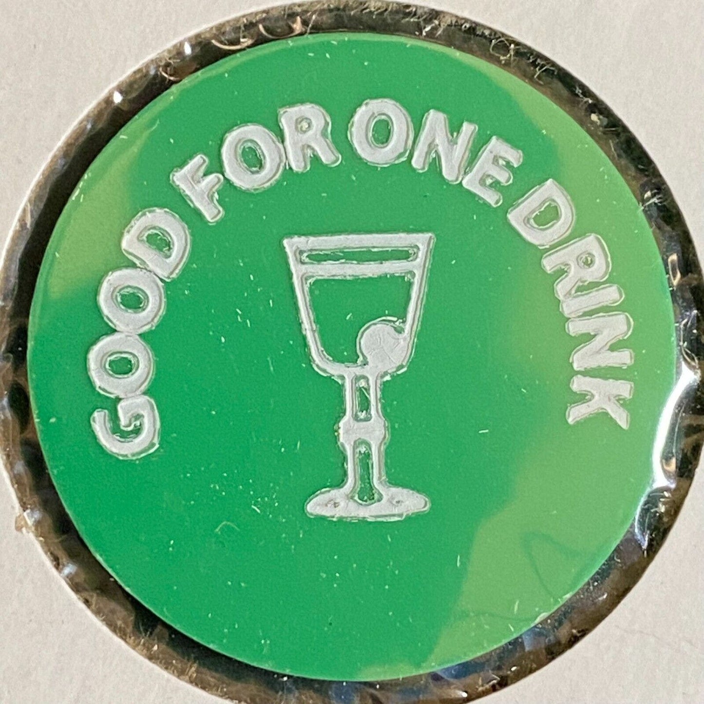 Millerstown, PA Moose Lodge #925 c1980's Plastic Token "G/F One Drink"