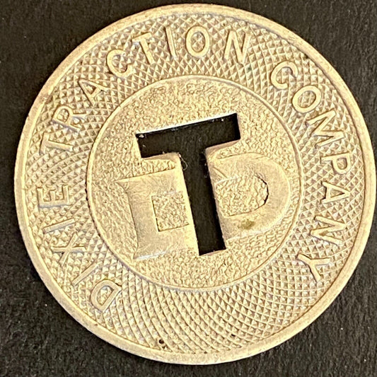 Dixie Traction Company Erlanger, KY G/F One Fare 23mm c1946 (#1)