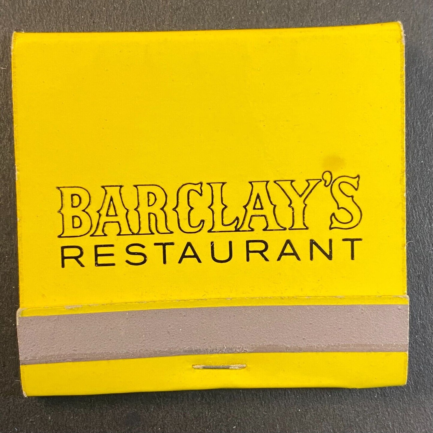 Barclay's Restaurant Portland, OR - Salem Freeway Full Matchbook c1965-73 Scarce