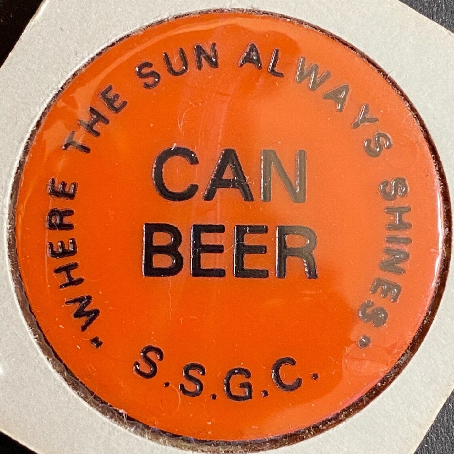 Mechanicsville, PA Silver Springs Golf Course c1990's Plastic Token G/F Can Beer