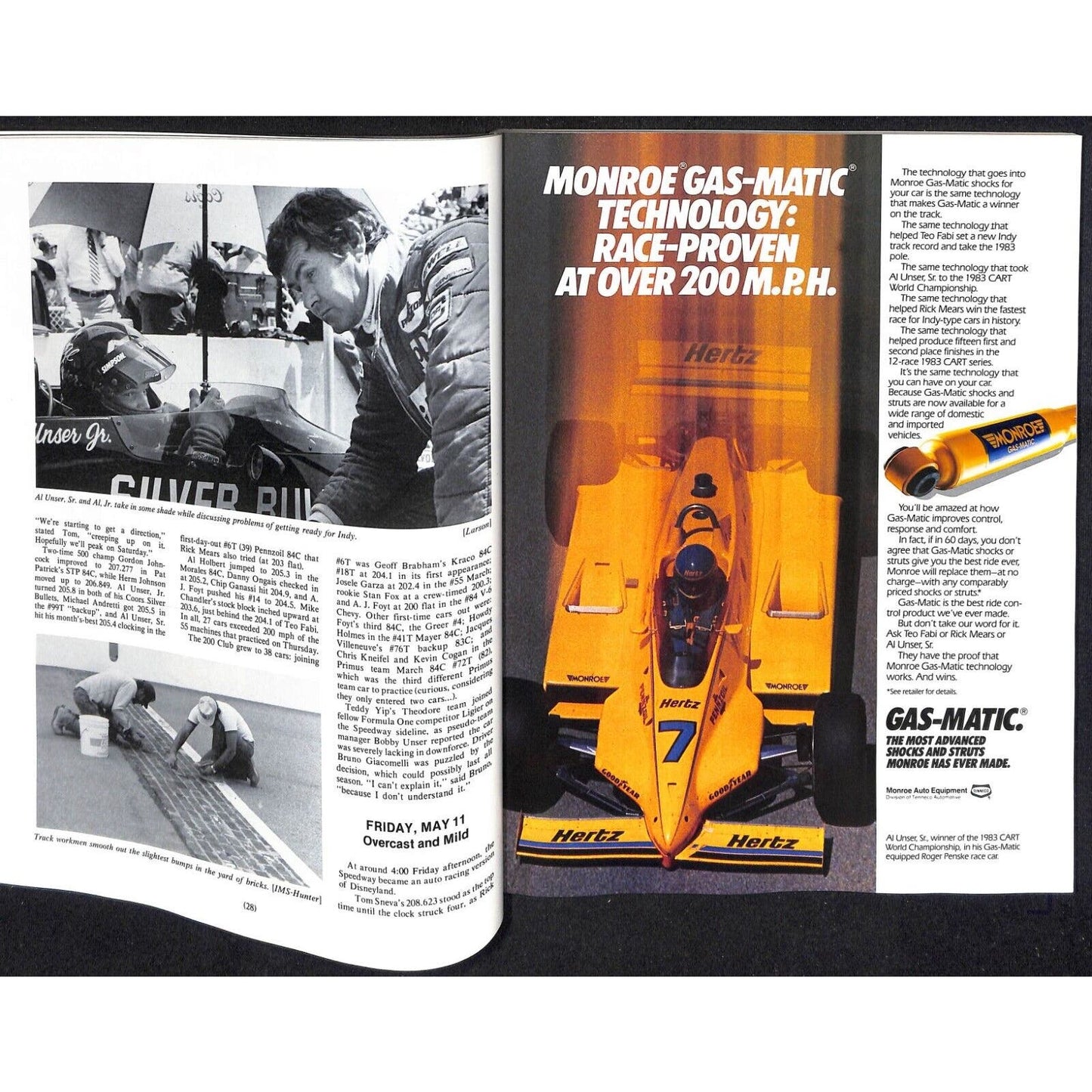 1984 Hungness Indianapolis 500 Yearbook Racing VGC 223pp 1lb 6oz