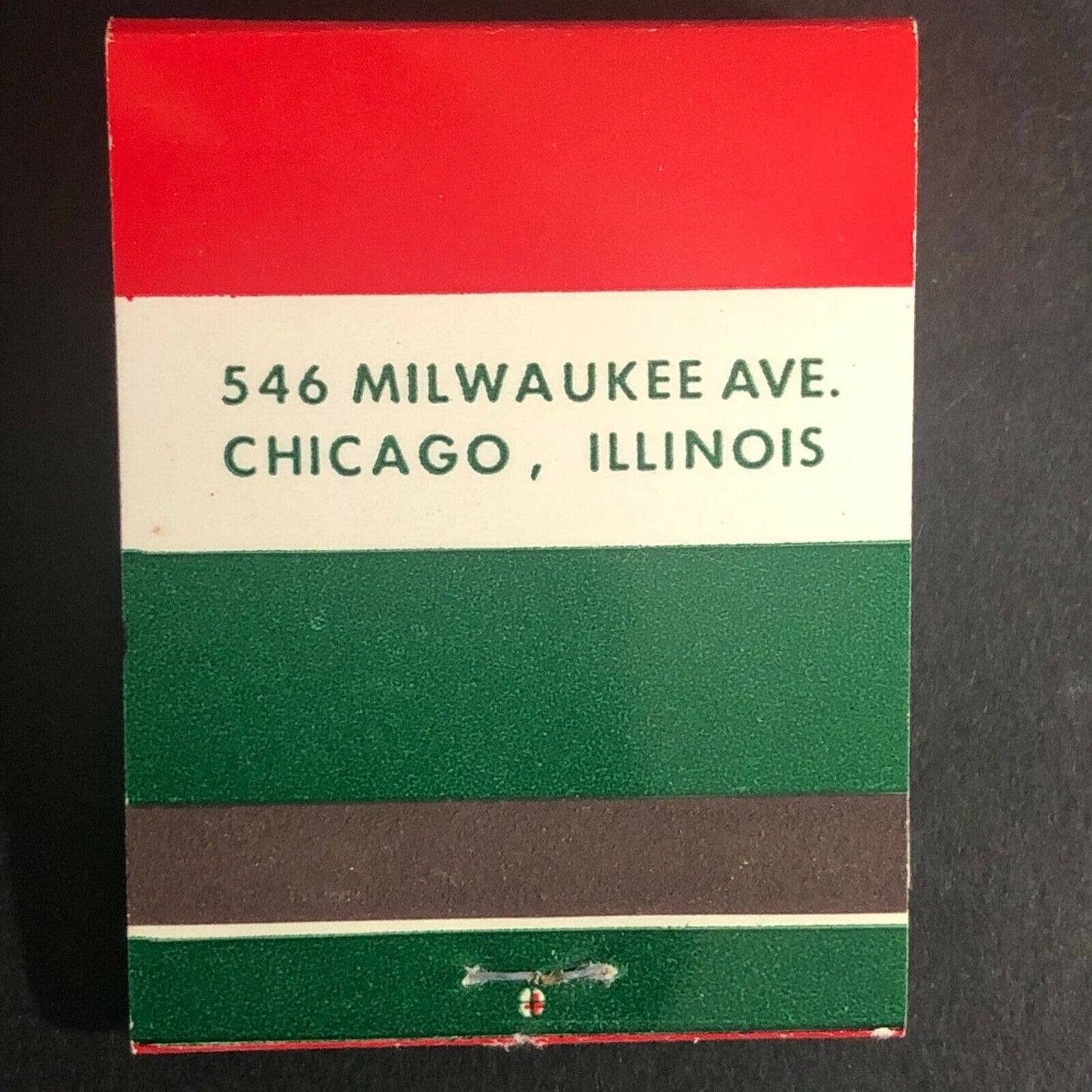 Como Inn Marchetti Family Chicago c1970's-80's Full Matchbook