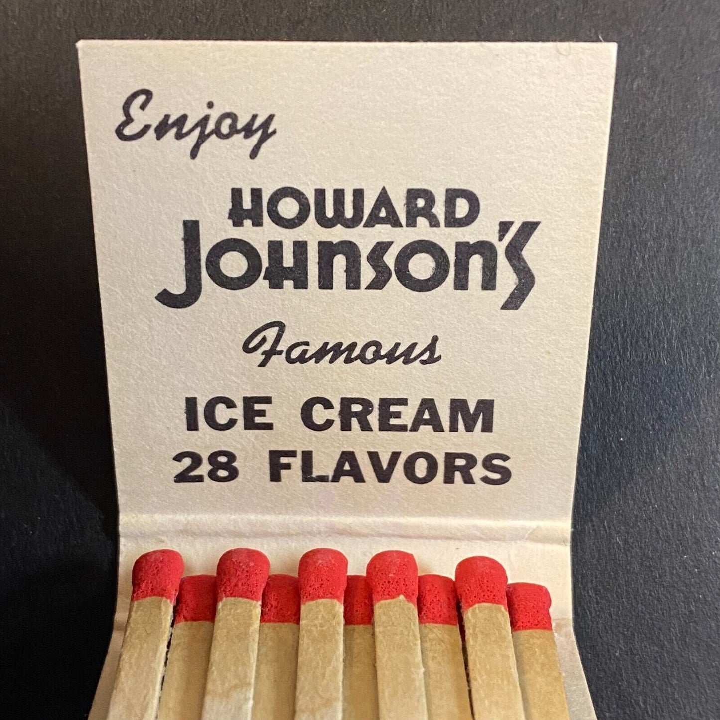 Howard Johnson's Motor Lodges Full Matchbook c1960's-73 VGC
