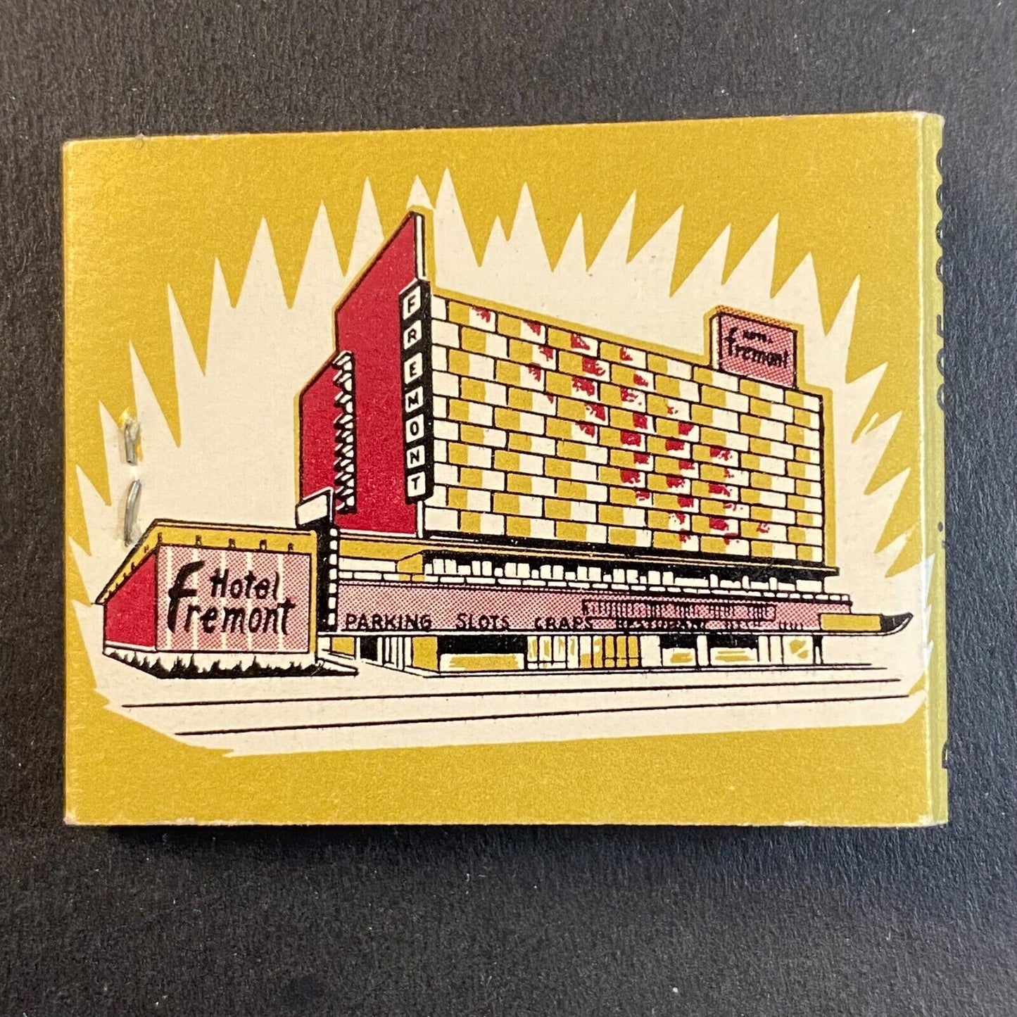 Hotel Fremont and Casino 3/4 Full (-5) Matchbook c1965-73