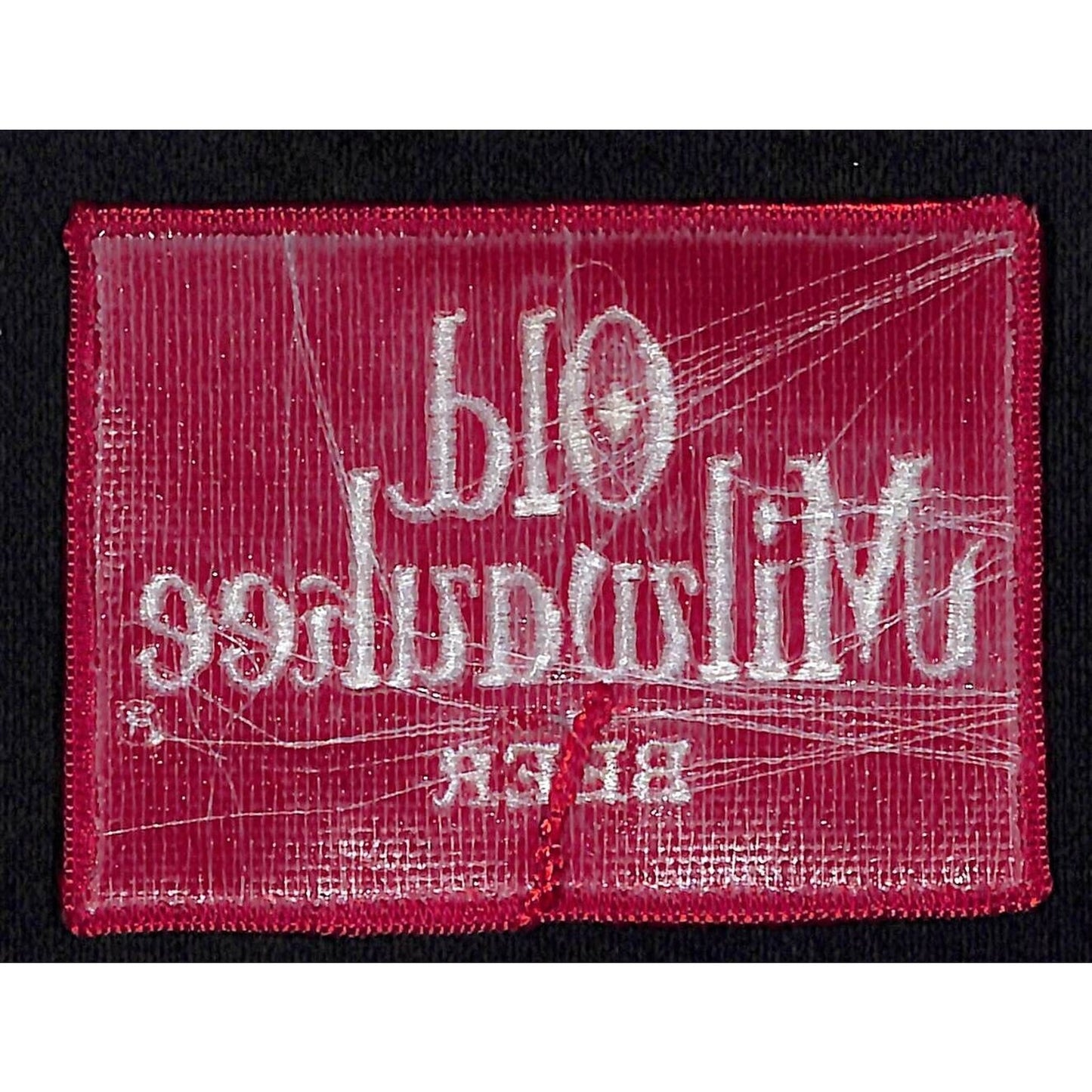 Old Milwaukee Beer Patch Vintage Embroidered 3" x 3 3/4" VGC c1980's