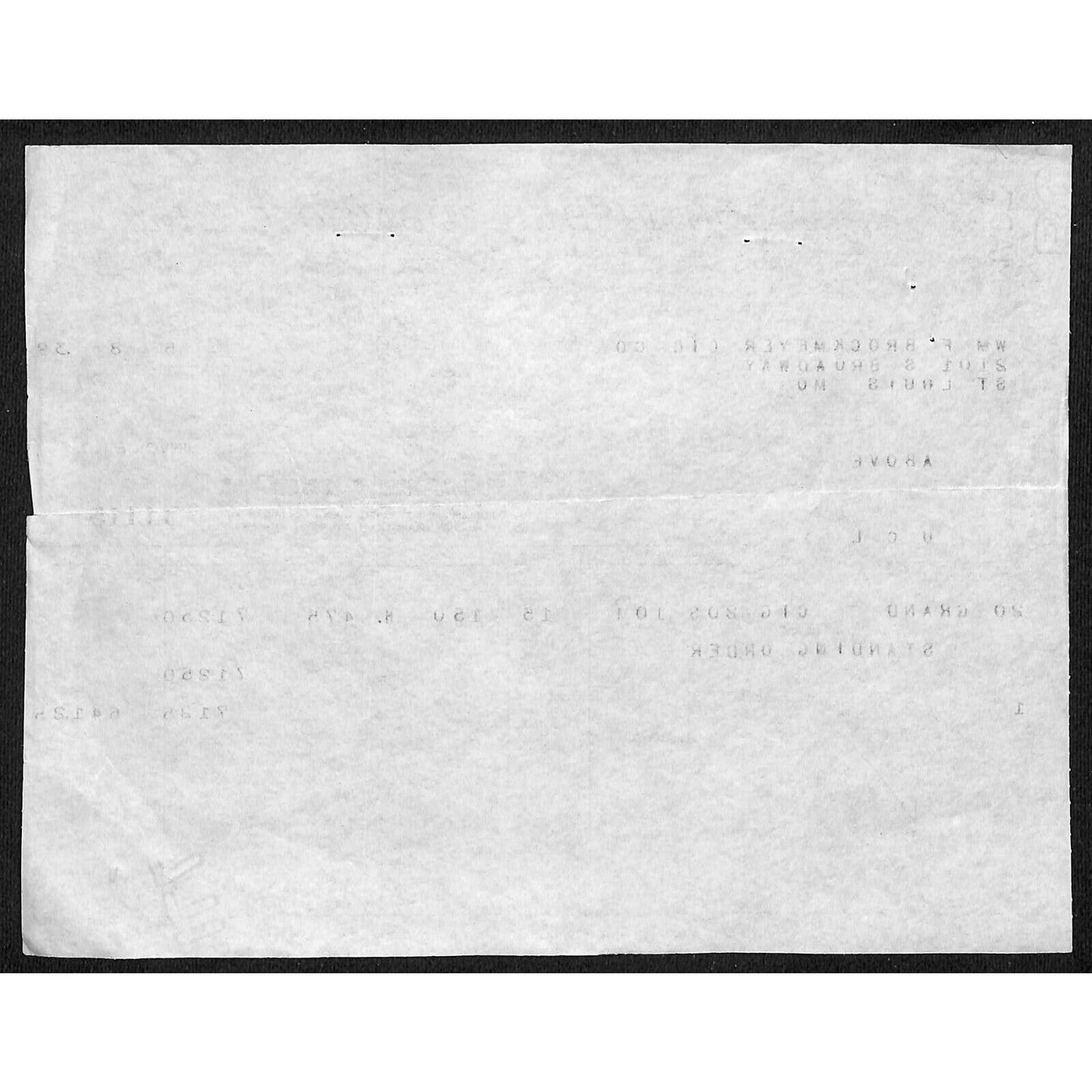 Louisville, KY The Axton-Fisher Tobacco Co. Spud Twenty Grand 5/8 1939 Billhead