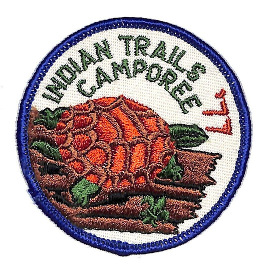 Boy Scouts BSA 1977 Indian Trails Camporee Turtle Patch Scarce