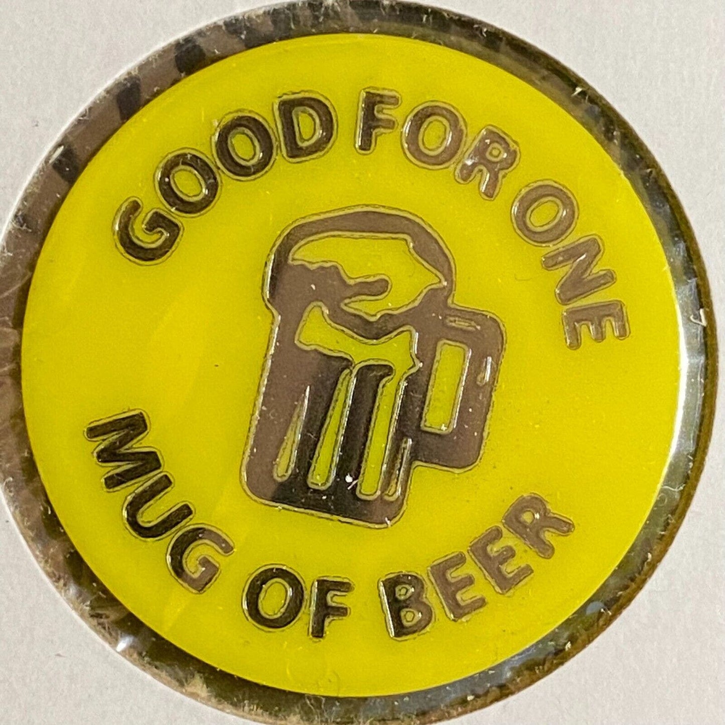 Mill Hall, PA Abby's Inn c1998 Plastic Token "G/F One Mug Beer"