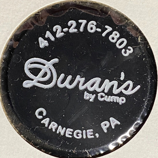 Carnegie, PA Duran's by Cump Plastic Token G/F Mixed Drink