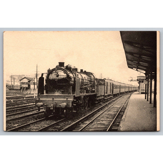 French Railroad RPPC* Postcard Locomotive Pacific c1900 H.M.P.