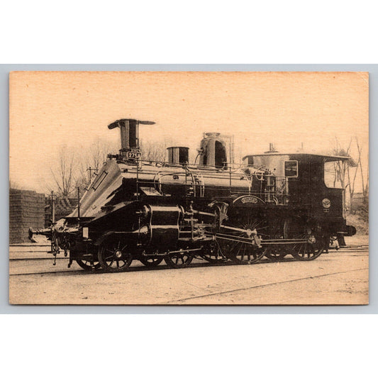 French Railroad RPPC* Postcard Machine 2754 c1900 H.M.P.