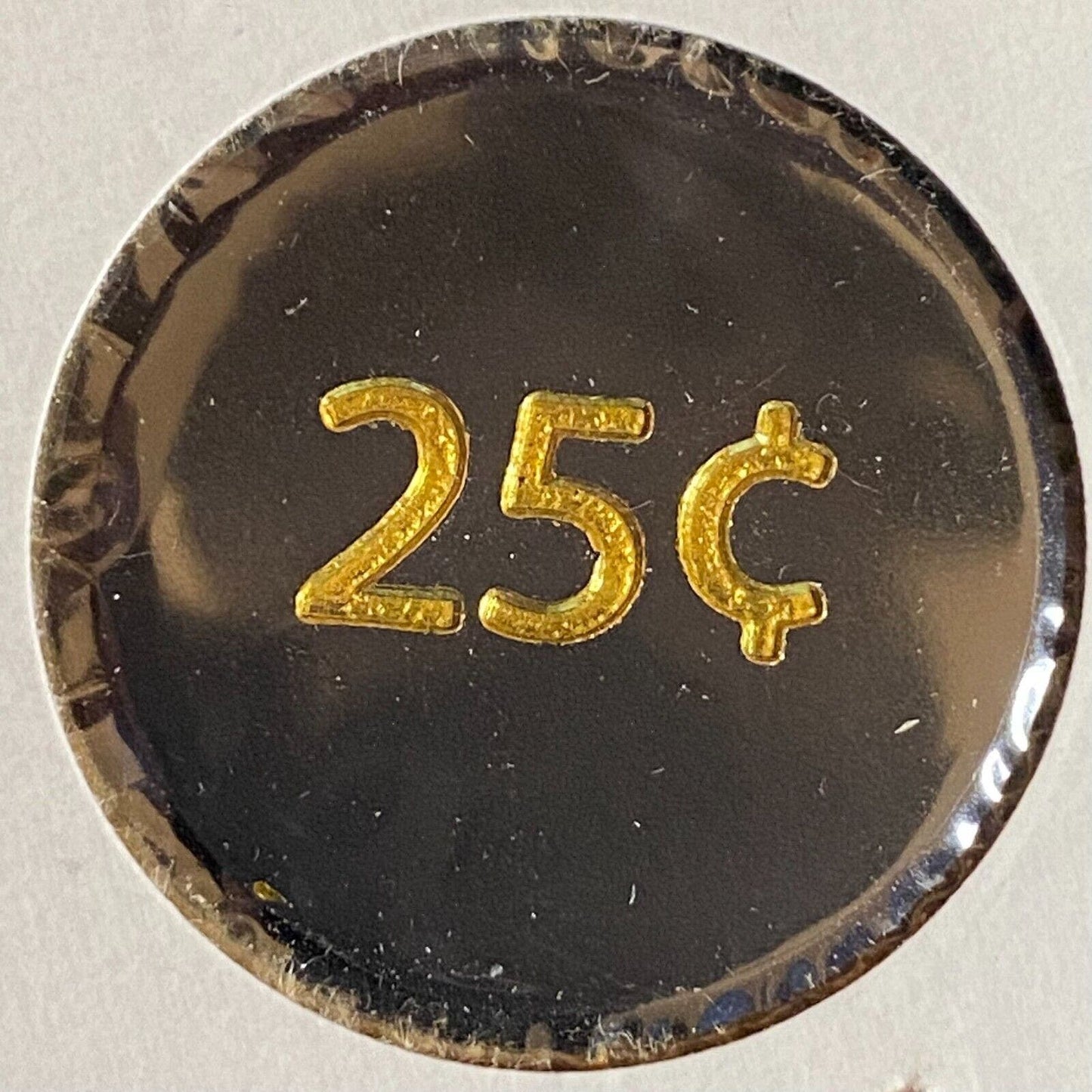 Hazelton, PA D'Angelo Cafe c1998-2000's Plastic "25c" Token