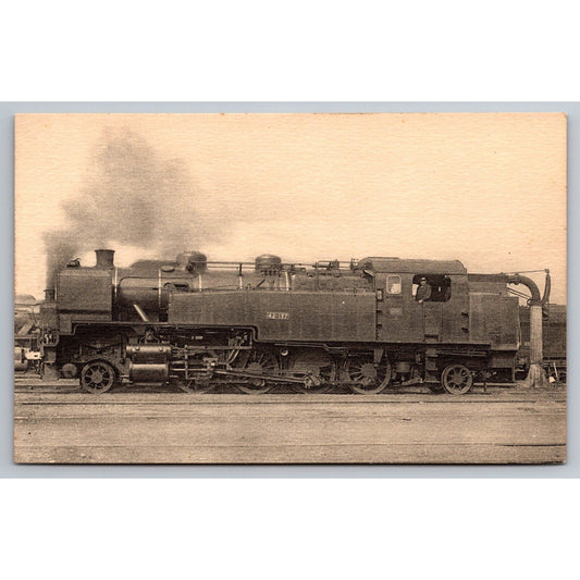 French Railroad RPPC* Postcard Machine Tender 42137 c1900 H.M.P.