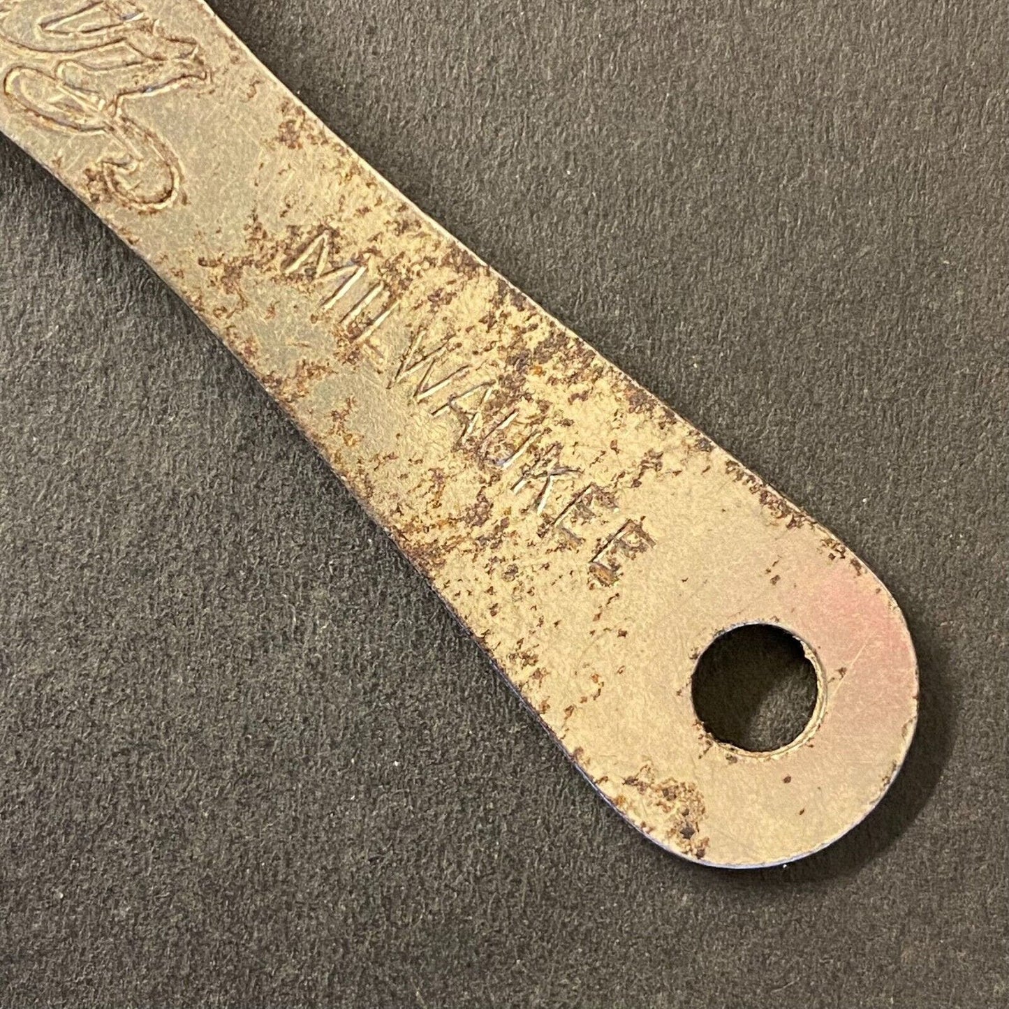 Blatz Milwaukee Vintage Steel Bottle Opener 3 1/2"