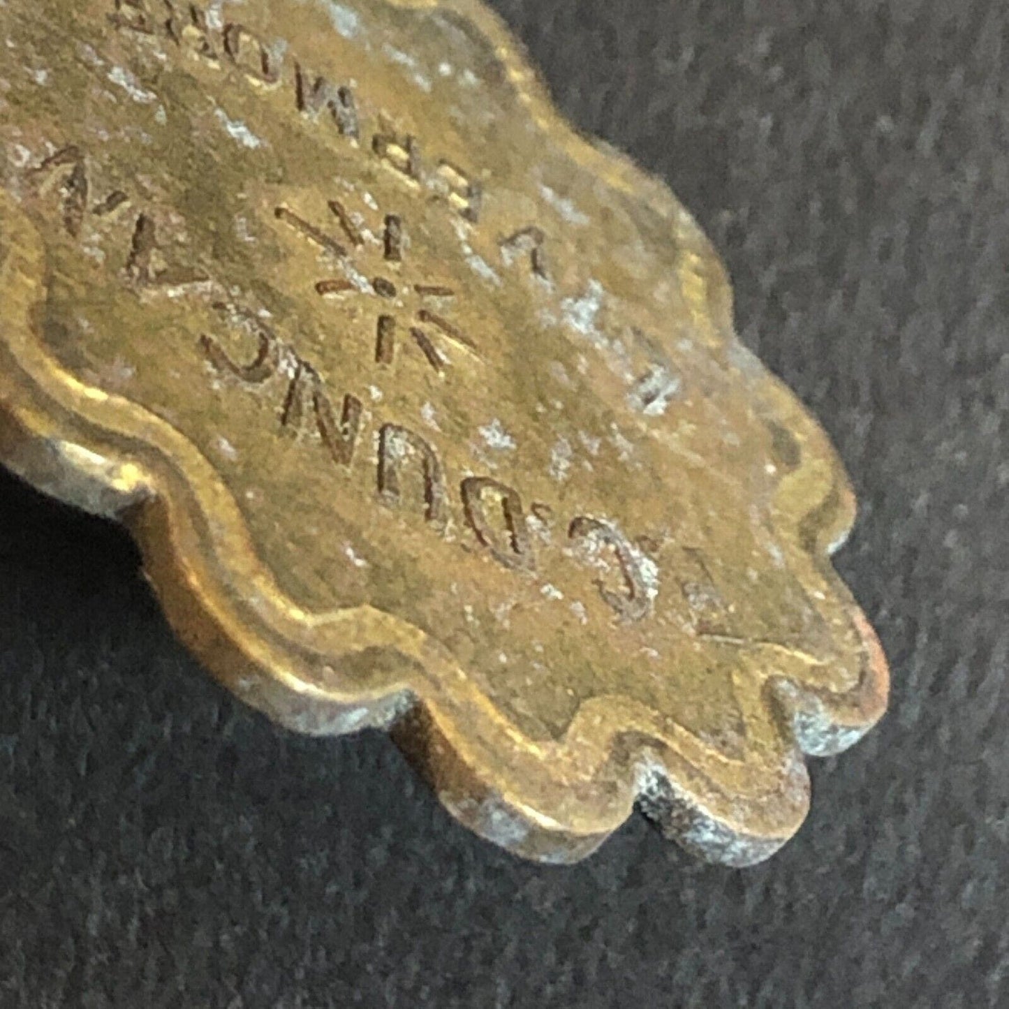 F.C. Duncan Livermore (CA) G/F 12 1/2¢ Trade Token 25.5mm Scarce c1920's