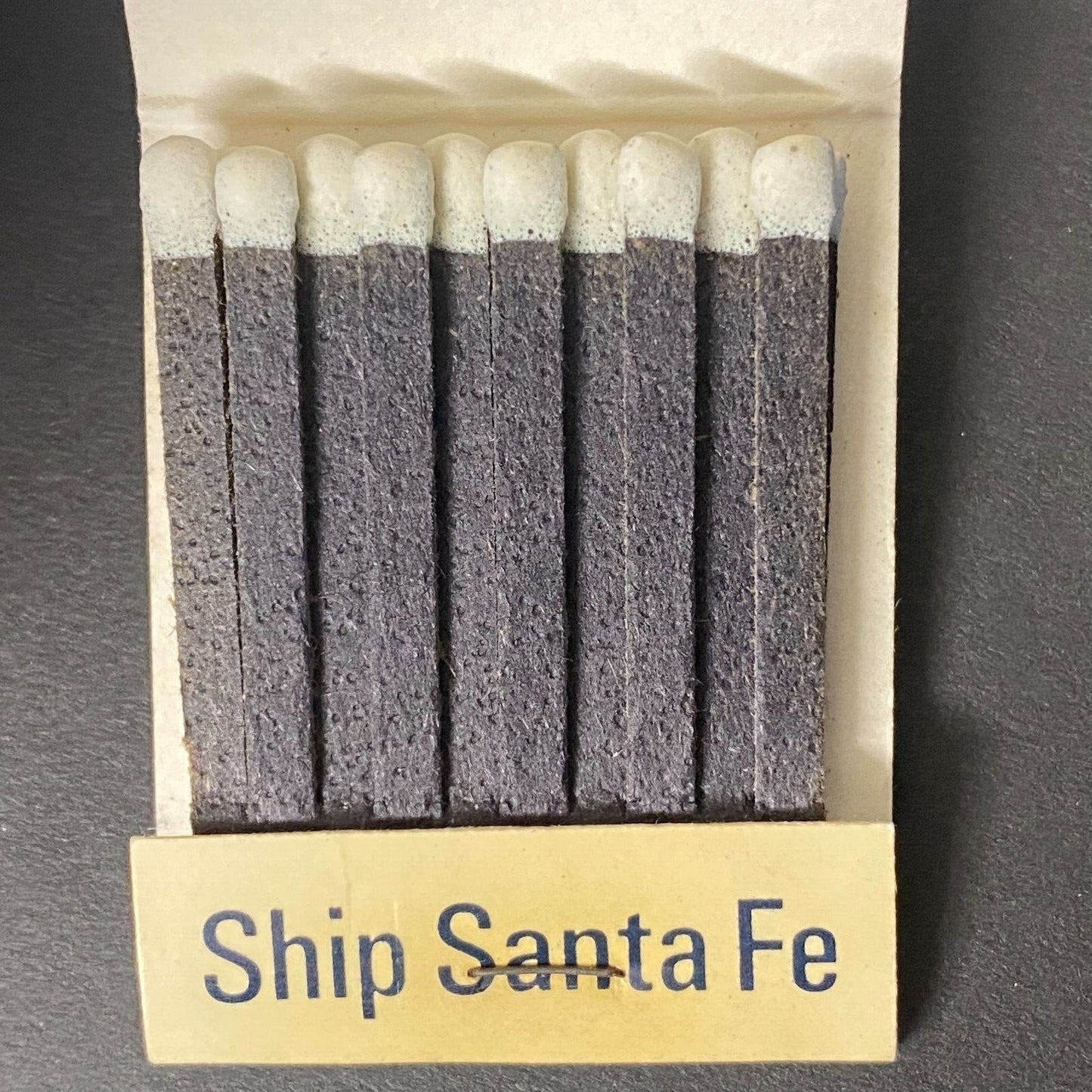 "Ship Santa Fe" Railroad Full Matchbook c1974-80's